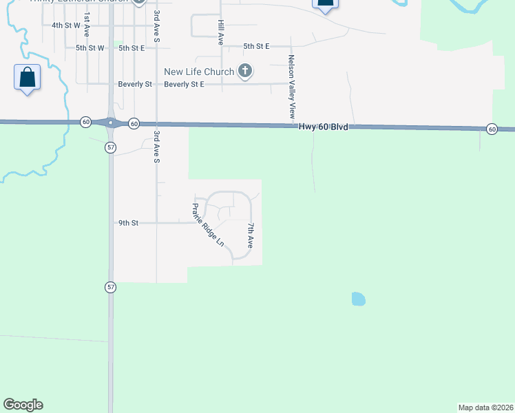 map of restaurants, bars, coffee shops, grocery stores, and more near 903 7th Avenue in Wanamingo
