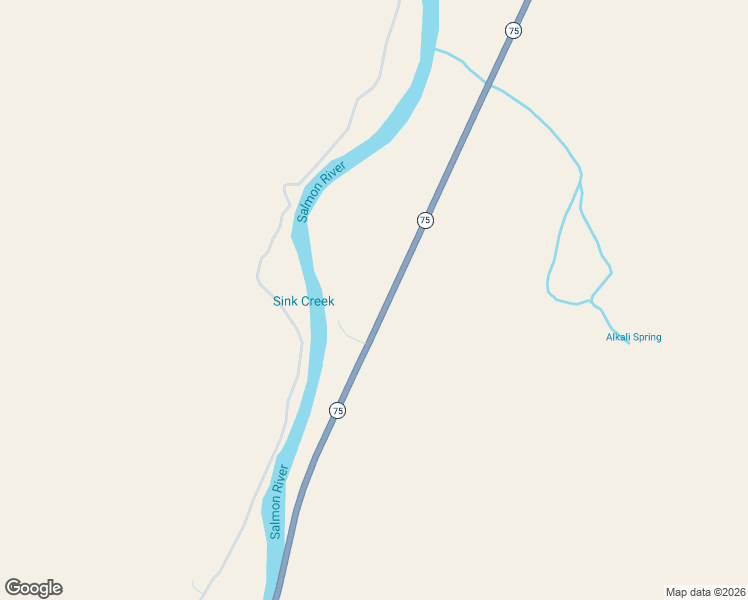 map of restaurants, bars, coffee shops, grocery stores, and more near State Highway 75 in Challis