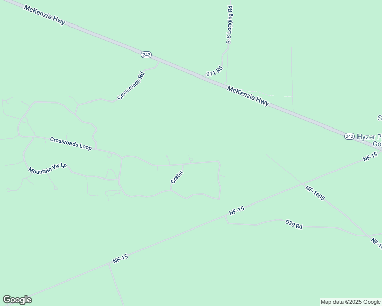 map of restaurants, bars, coffee shops, grocery stores, and more near 14827 Bluegrass Loop in Sisters