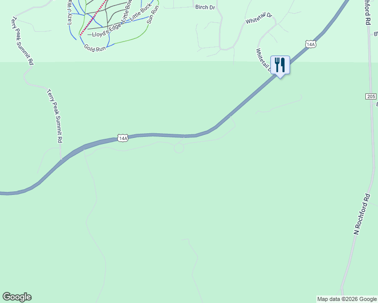 map of restaurants, bars, coffee shops, grocery stores, and more near 11101-11199 Alpine Circle in Lead