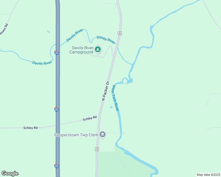 map of restaurants, bars, coffee shops, grocery stores, and more near 16309 County Road R in Maribel