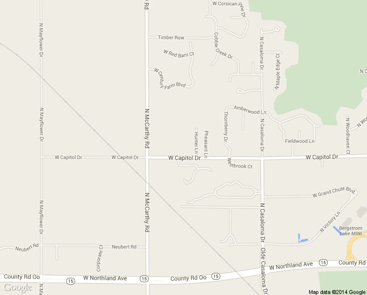 map of restaurants, bars, coffee shops, grocery stores, and more near 5000 W Capitol Dr in Appleton