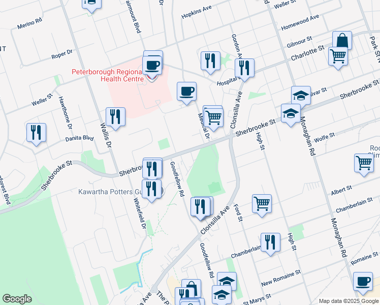 795 Sherbrooke Street, Peterborough ON Walk Score