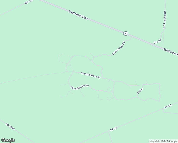 map of restaurants, bars, coffee shops, grocery stores, and more near 14414 Crossroads Loop in Sisters