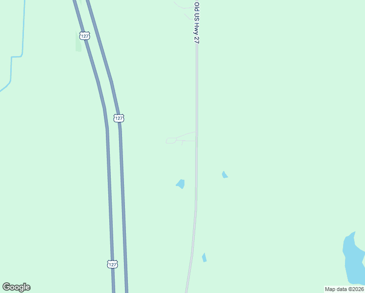 map of restaurants, bars, coffee shops, grocery stores, and more near Old US Highway 27 in Houghton Lake