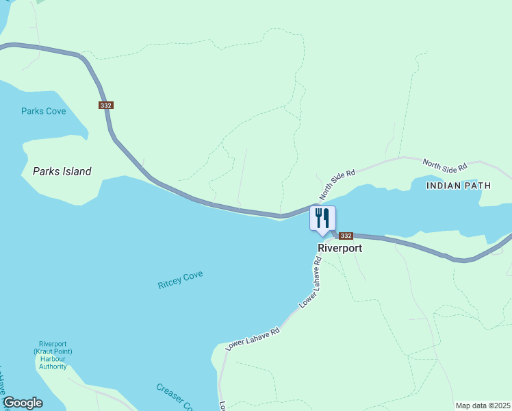 map of restaurants, bars, coffee shops, grocery stores, and more near in Riverport