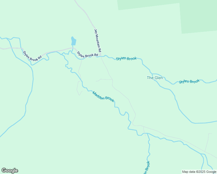 map of restaurants, bars, coffee shops, grocery stores, and more near 428 Jay Mountain Road in Jay