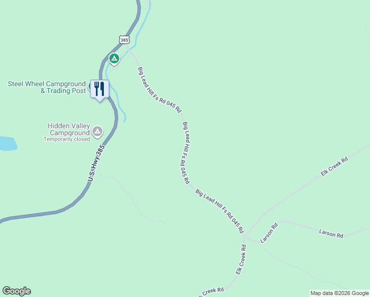 map of restaurants, bars, coffee shops, grocery stores, and more near Big Lead Hill Fs Road 045 Road in Lawrence County