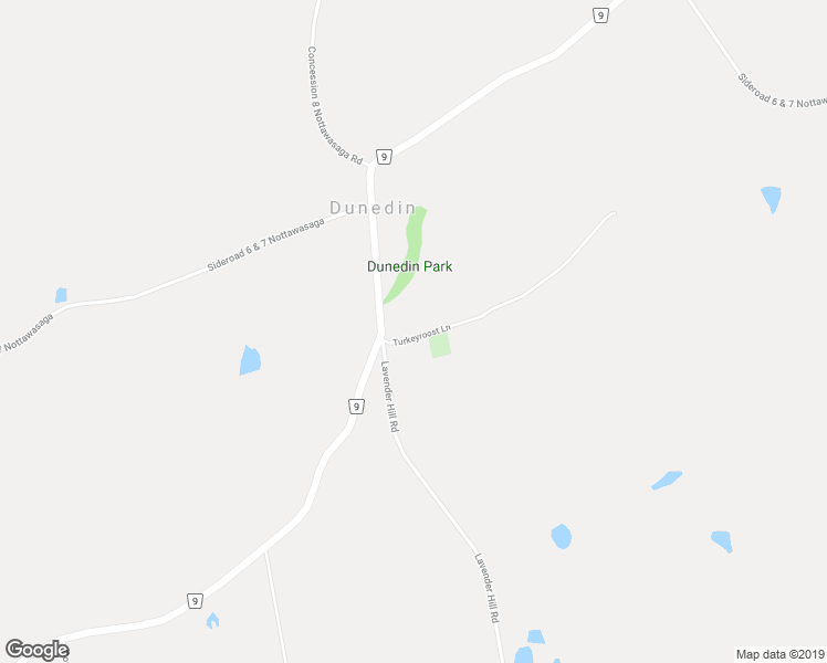 map of restaurants, bars, coffee shops, grocery stores, and more near 4 Turkeyroost Lane in Creemore