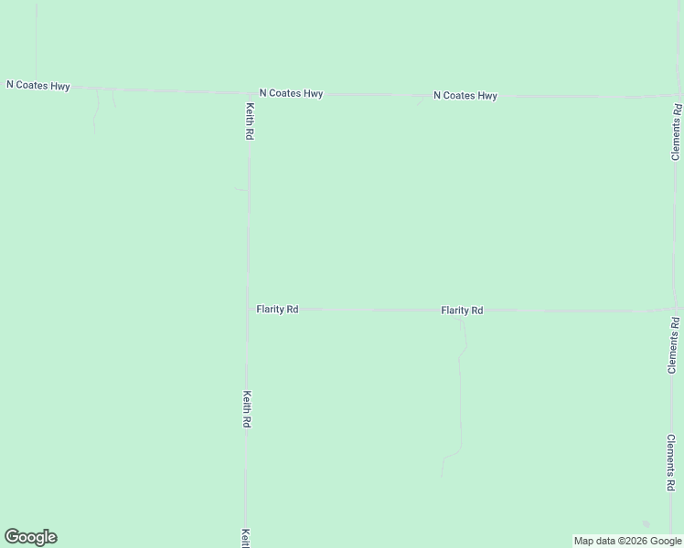 map of restaurants, bars, coffee shops, grocery stores, and more near 16088 Flarity Road in Brethren