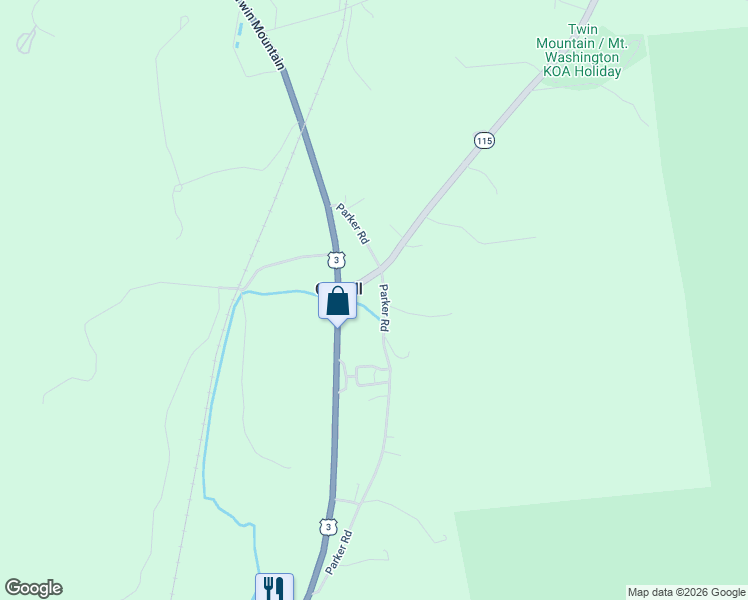 map of restaurants, bars, coffee shops, grocery stores, and more near 366 Parker Road in Carroll