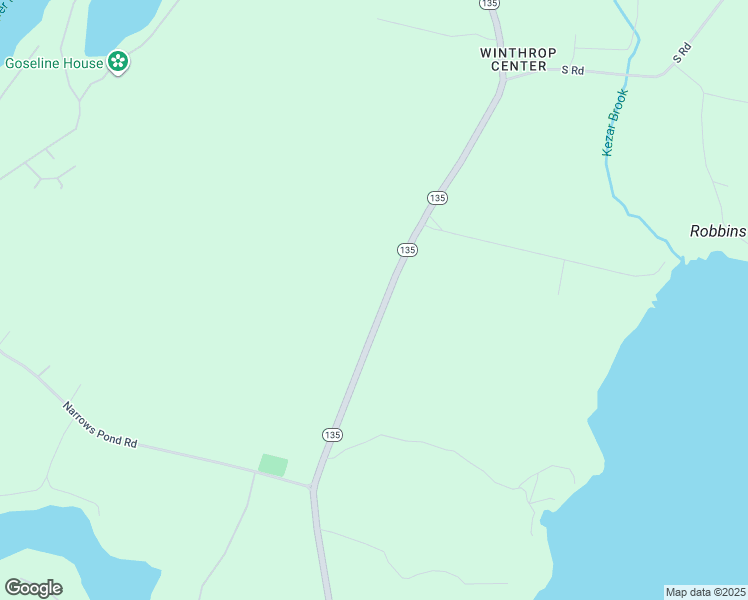 map of restaurants, bars, coffee shops, grocery stores, and more near 343 Winthrop Center Road in Winthrop