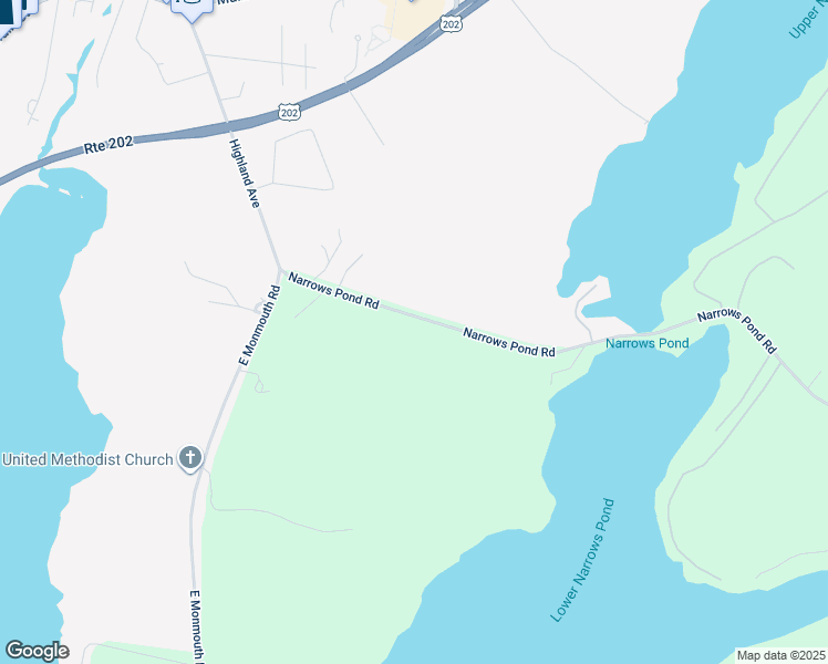 map of restaurants, bars, coffee shops, grocery stores, and more near 59 Narrows Pond Road in Winthrop