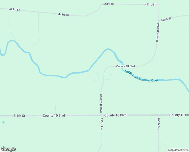 map of restaurants, bars, coffee shops, grocery stores, and more near 19471 449th Street Way in Zumbrota