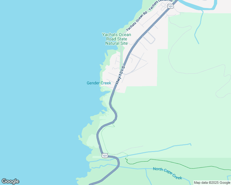 map of restaurants, bars, coffee shops, grocery stores, and more near Carpenter in Yachats