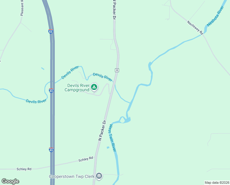 map of restaurants, bars, coffee shops, grocery stores, and more near 16611 County Road R in Maribel