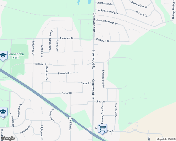 map of restaurants, bars, coffee shops, grocery stores, and more near W6541 Rhinestone Court in Greenville