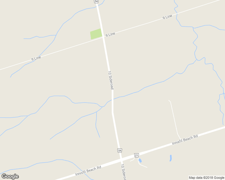 map of restaurants, bars, coffee shops, grocery stores, and more near 7628 10 Sideroad in Innisfil