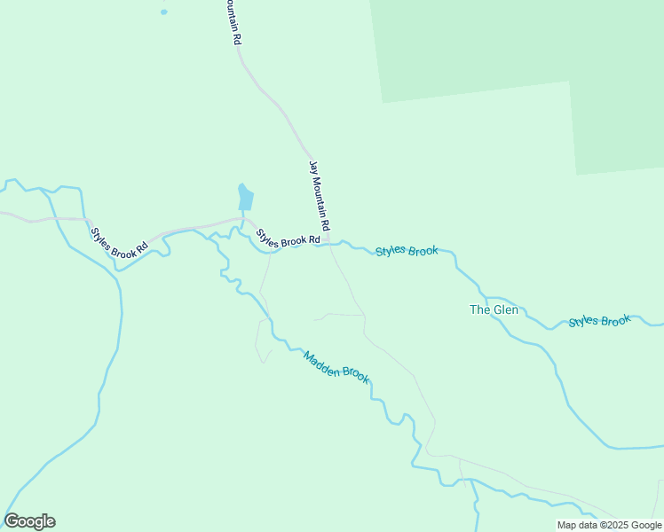 map of restaurants, bars, coffee shops, grocery stores, and more near 428 Jay Mountain Road in Jay