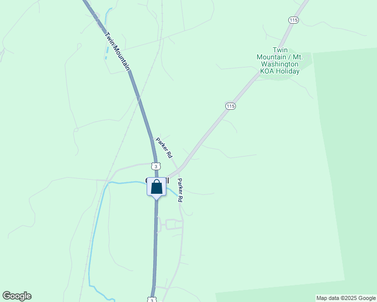 map of restaurants, bars, coffee shops, grocery stores, and more near 100 New Hampshire 115 in Carroll