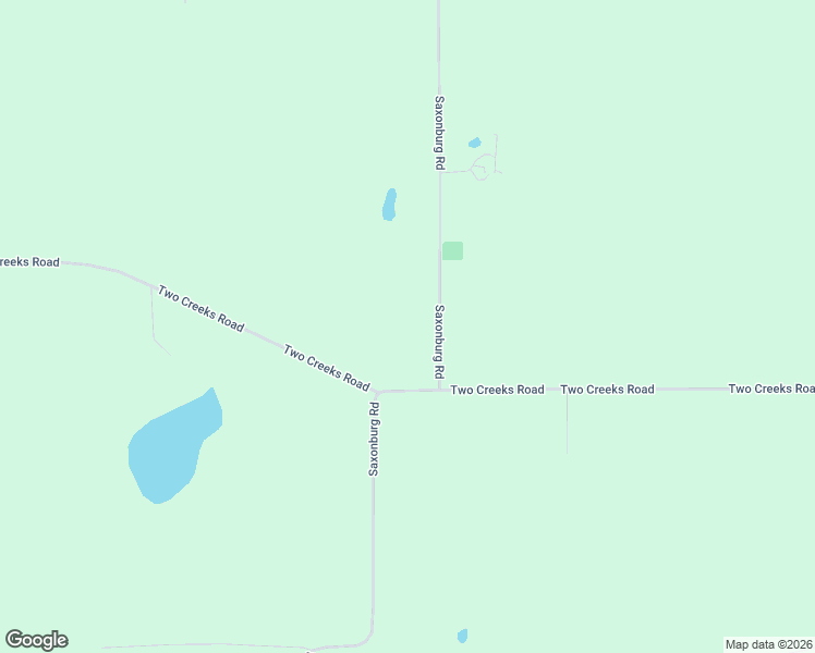 map of restaurants, bars, coffee shops, grocery stores, and more near 2618 Two Creeks Road in Mishicot