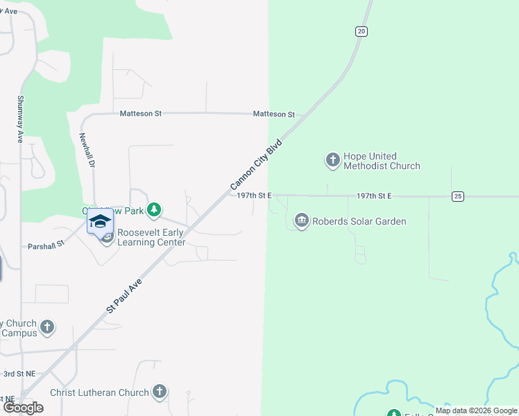 map of restaurants, bars, coffee shops, grocery stores, and more near 909 Orchard Heights Court in Faribault