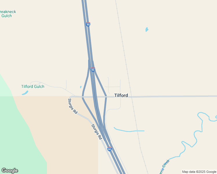 map of restaurants, bars, coffee shops, grocery stores, and more near Custer Street in Meade County