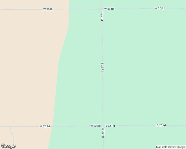 map of restaurants, bars, coffee shops, grocery stores, and more near 2560 South 25 Road in Boon