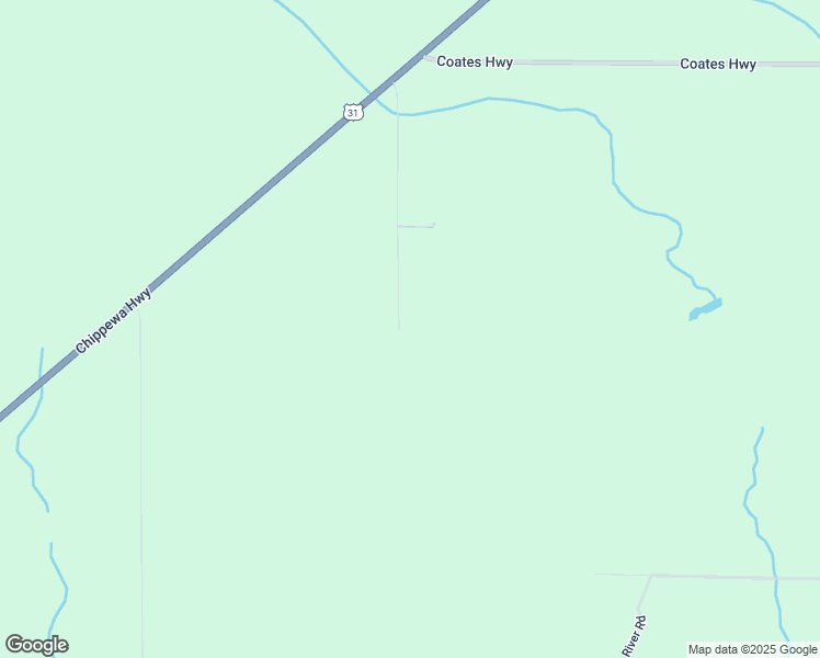 map of restaurants, bars, coffee shops, grocery stores, and more near 3981 McNeil Road in Manistee