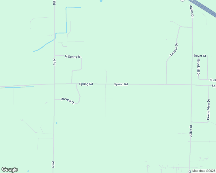 map of restaurants, bars, coffee shops, grocery stores, and more near W7549 Spring Road in Greenville