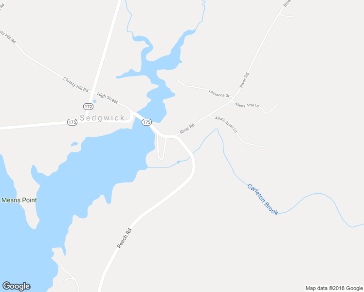 map of restaurants, bars, coffee shops, grocery stores, and more near 988 Reach Road in Brooklin