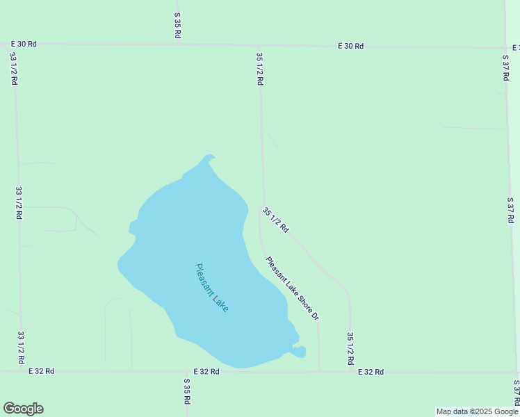 map of restaurants, bars, coffee shops, grocery stores, and more near 2001 Pleasant Lake Shore Drive in Cadillac