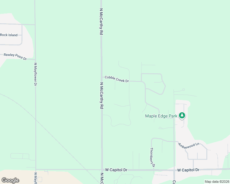 map of restaurants, bars, coffee shops, grocery stores, and more near 4100 North McCarthy Road in Appleton