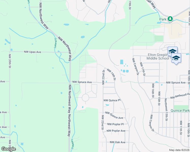 map of restaurants, bars, coffee shops, grocery stores, and more near 2779 Northwest 23rd Street in Redmond