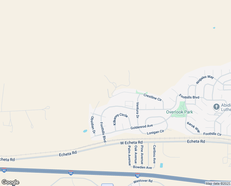 map of restaurants, bars, coffee shops, grocery stores, and more near 3511 Crestline Circle in Gillette