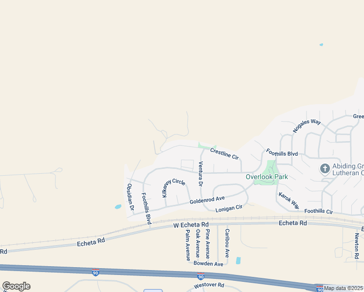 map of restaurants, bars, coffee shops, grocery stores, and more near 3511 Crestline Circle in Gillette