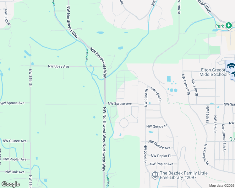 map of restaurants, bars, coffee shops, grocery stores, and more near 2966 Northwest Way in Redmond