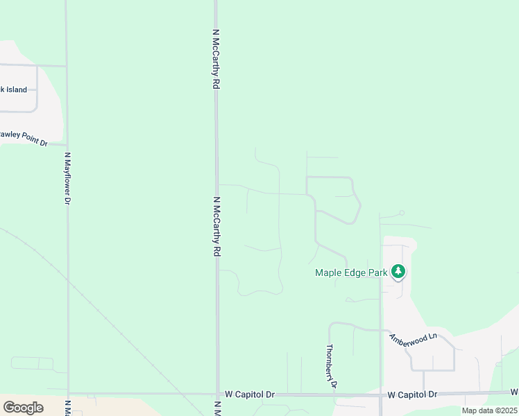 map of restaurants, bars, coffee shops, grocery stores, and more near 4100 North McCarthy Road in Appleton