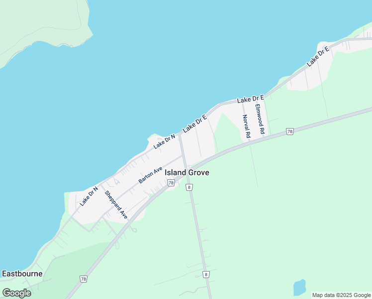 map of restaurants, bars, coffee shops, grocery stores, and more near 27125 Woodbine Avenue in Georgina