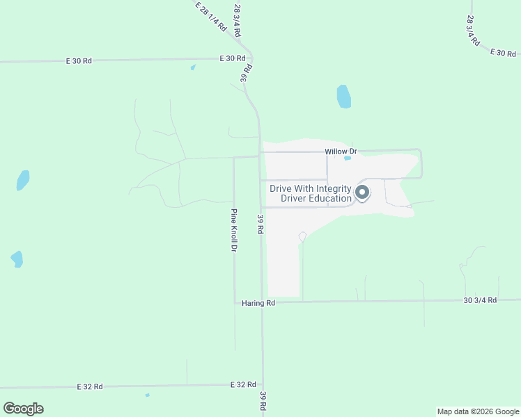 map of restaurants, bars, coffee shops, grocery stores, and more near 2501 39 Road in Cadillac