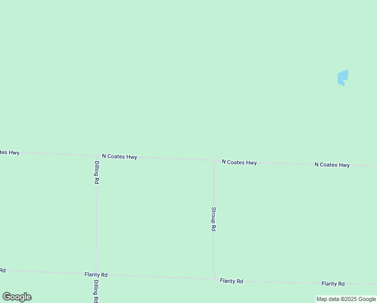 map of restaurants, bars, coffee shops, grocery stores, and more near 17910 North Coates Highway in Brethren