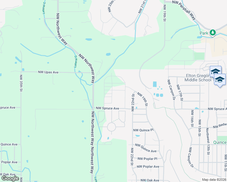 map of restaurants, bars, coffee shops, grocery stores, and more near 2982 Northwest Way in Redmond