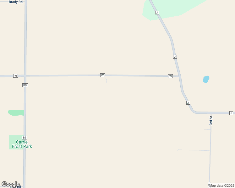 map of restaurants, bars, coffee shops, grocery stores, and more near 6817 County Road W in Bancroft