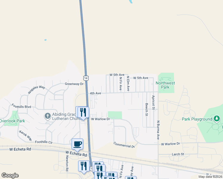 map of restaurants, bars, coffee shops, grocery stores, and more near 902 Hemlock Avenue in Gillette