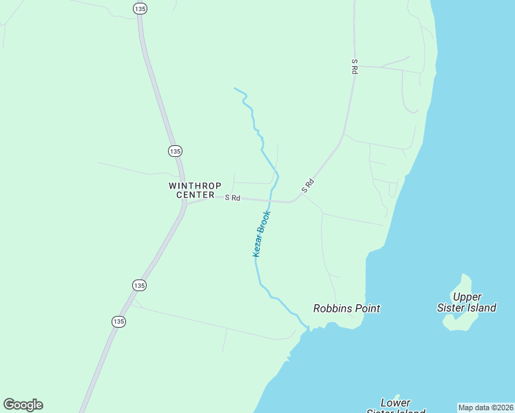 map of restaurants, bars, coffee shops, grocery stores, and more near 300 South Road in Winthrop