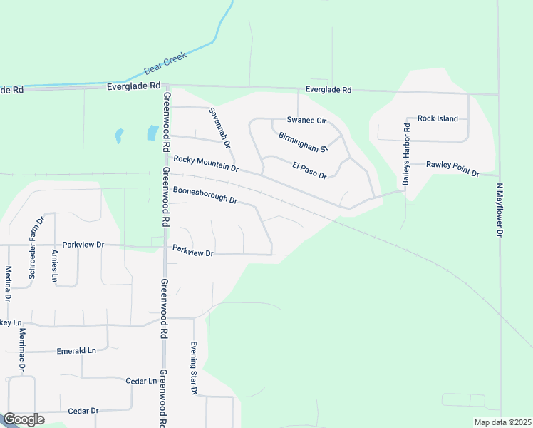 map of restaurants, bars, coffee shops, grocery stores, and more near W6384 Boonesborough Drive in Greenville