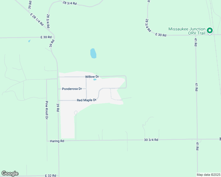 map of restaurants, bars, coffee shops, grocery stores, and more near 7256 Hickory Court in Cadillac