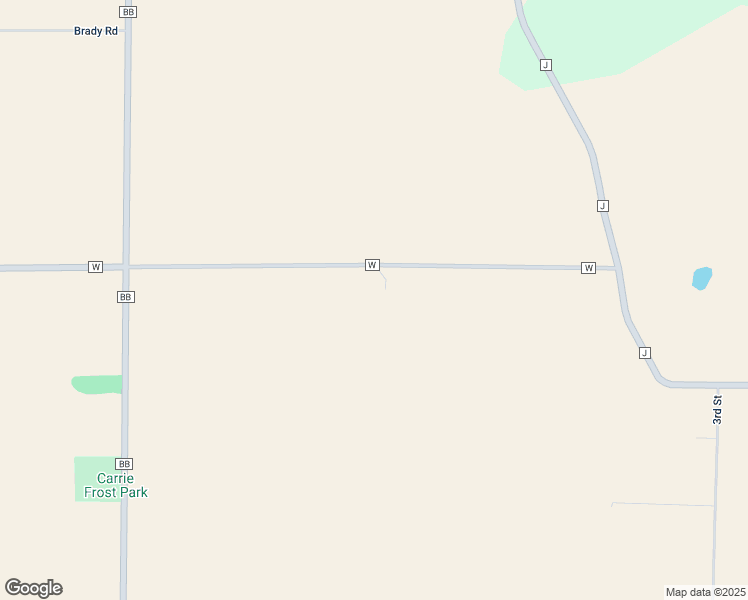 map of restaurants, bars, coffee shops, grocery stores, and more near 6817 County Road W in Bancroft