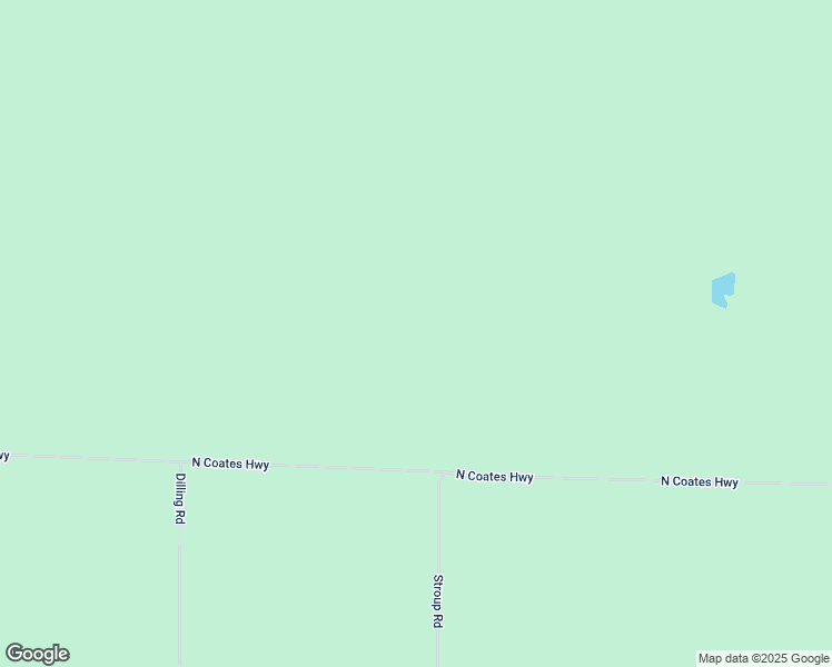 map of restaurants, bars, coffee shops, grocery stores, and more near 17910 North Coates Highway in Brethren