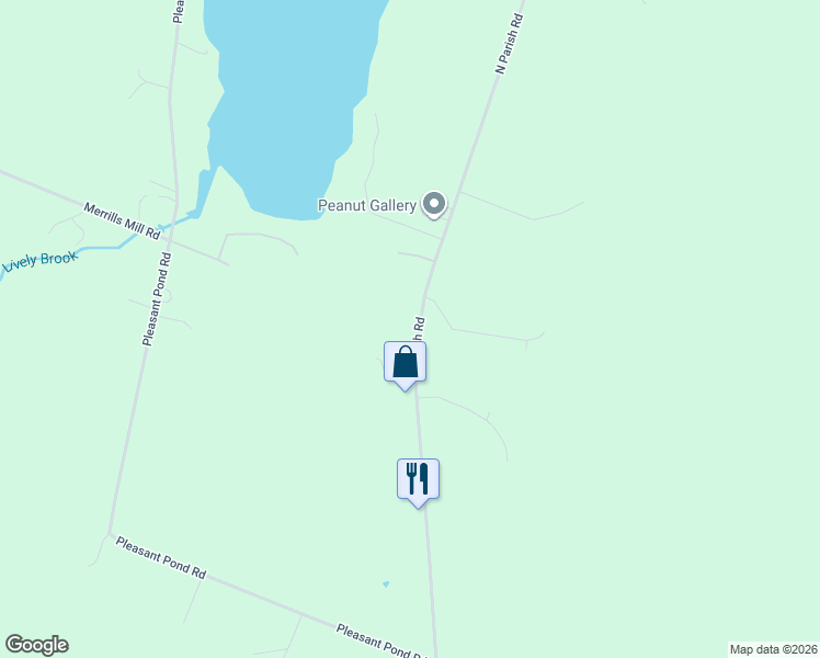 map of restaurants, bars, coffee shops, grocery stores, and more near 528 Maine 117 in Turner